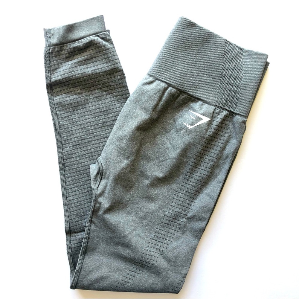 Gymshark M/L Vital Seamless 2.0 Leggings & Essential Racerback Sports Bra Set - Picture 5 of 10